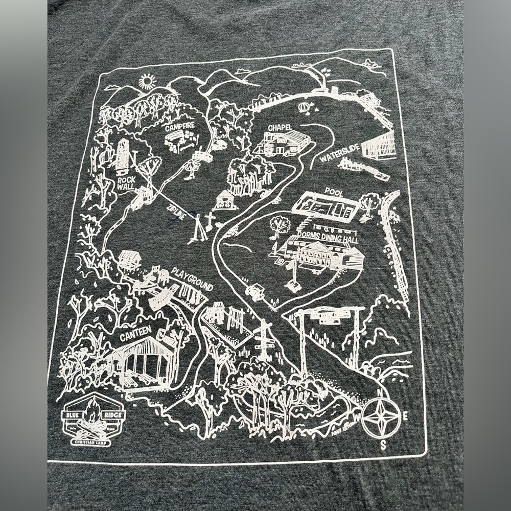 Sunday Dark Gray unisex Short Sleeve Tee size L - Picture 6 of 7